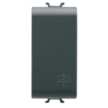 RELE' PASSO-PASSO 1M 1P 10AX 230V NERO - GEWISS GW12721 product photo