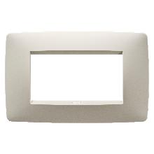 PLACCA ONE 4P AVORIO - GEWISS GW16104TI - GEWISS GW16104TI - GEWISS GW16104TI product photo