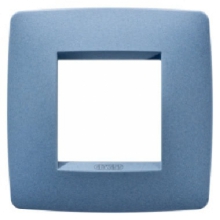 PLACCA ONE INTERNATIONAL 2P BLU MARE - GEWISS GW16122VB product photo
