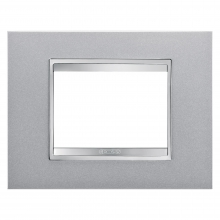 PLACCA LUX 3P TITANIO - GEWISS GW16203VT product photo