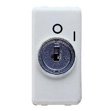 INTERRUTTORE 2P 10A CON CHIAVE SY/WT - GEWISS GW20005 - GEWISS GW20005 - GEWISS GW20005 product photo