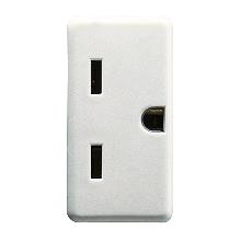 PRESA 2P+T 15A 250V ST.USA SY/ - GEWISS GW20216 - GEWISS GW20216 - GEWISS GW20216 product photo