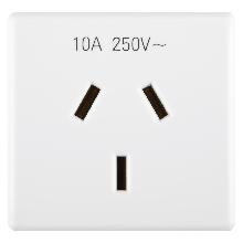 PRESA 2P+T 10A ST.AUSTR.SY/WT - GEWISS GW20357 - GEWISS GW20357 - GEWISS GW20357 product photo