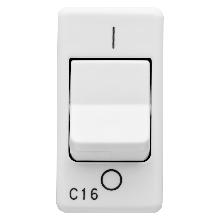 INTERRUT.AUT.MAGN.1P C16 3KA 230V SY/WT - GEWISS GW20433 - GEWISS GW20433 - GEWISS GW20433 product photo