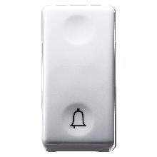 PULSANTE 1P NA 10A CAMPANELLO SY/WT - GEWISS GW20512 - GEWISS GW20512 product photo