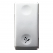 PULSANTE 1P NA 10A LUCE SCALE SY/WT - GEWISS GW20514 - GEWISS GW20514 product photo