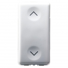 PULSANTE 1P NA+NA 10A FRECCE VERT.SY/WT - GEWISS GW20521 product photo