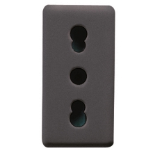 PRESA 2P+T 16A BIV.ST.ITAL.CON SCH.SY/BK - GEWISS GW21203 product photo