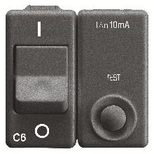 I.D.MAG.1P+N C16 IDN 10MA 230V 3KA SY/BK - GEWISS GW21439 - GEWISS GW21439 - GEWISS GW21439 product photo