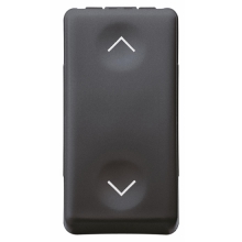 PULSANTE 1P NA+NA 10A FRECCE VERT.SY/BK - GEWISS GW21521 product photo