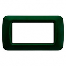 PLACCA 4 POS.VERDE RACING TOP SYSTEM - GEWISS GW22554 - GEWISS GW22554 product photo