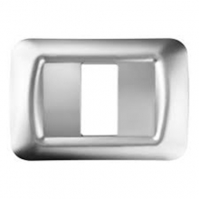 PLACCA 1 POS.CROMO SOFT TOP SYSTEM - GEWISS GW22651 product photo