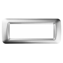 PLACCA 6 POSTI CROMO SOFT TOP SYSTEM - GEWISS GW22656 product photo