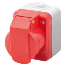 PRESA IEC309 3P+T 16A 380V IP44 PARETE - GEWISS GW26223 product photo