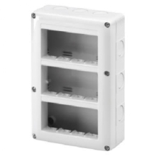 CONTENITORE 12(4X3) POSTI VERTICALE PROTETTO - GEWISS GW27024 product photo
