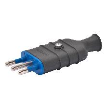 SPINA DIRITTA 2P+T 10A 250V GRIGIO - GEWISS GW28004 - GEWISS GW28004 - GEWISS GW28004 product photo