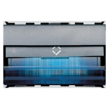 SEGNAPASSO CON LUCE REGOLABILE 3 MODULI OPALE 12/24V - GEWISS GW30601 product photo