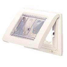 PLACCA IP55 3 POSTI BIANCO NUVOLA - GEWISS GW32461 - GEWISS GW32461 - GEWISS GW32461 product photo