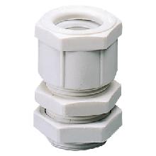 PRESSACAVO IN POLIMERO ANTIURTO - PASSO PG21 - GRIGIO RAL7035 - IP66 - GEWISS GW52006 product photo