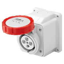 PRESA FISSA 10°PAR.ST.3P+T 32A 400V 6H - GEWISS GW62441 - GEWISS GW62441 product photo