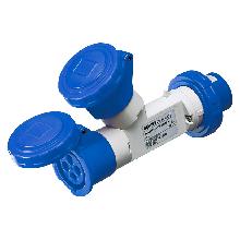 MOLTIPL.ST.2U 3P+N+T 16A 230V 9H - GEWISS GW64012 - GEWISS GW64012 product photo