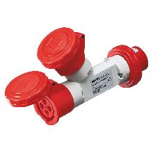 MOLTIPL.ST.2U 3P+T 16A 400V 6H - GEWISS GW64013 product photo