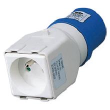 ADAT.IC 2P+T 16A 230V 2X2P+T FRANCESE - GEWISS GW64203 product photo