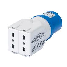ADAT.IC 2P+T 16A 230V 2X2P+T BIV.P17/11 - GEWISS GW64211 product photo