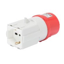 ADAT.IC 3P+N+T 16A 400V 1X2P+T BI.P30-17 - GEWISS GW64217 - GEWISS GW64217 - GEWISS GW64217 product photo