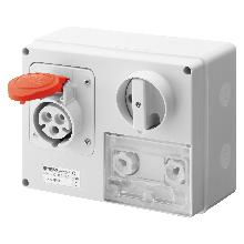 PRESA BL.OR.C.F.3P+T 32A 400V 6H CBF - GEWISS GW66041 - GEWISS GW66041 - GEWISS GW66041 product photo