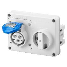 PRESA BL.OR.S.F.2P+T 16A 230V 6H SBF - GEWISS GW66104 product photo
