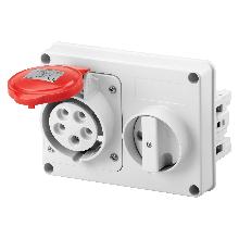 PRESA BL.OR.S.F.3P+N+T 32A 400V 6H SBF - GEWISS GW66120 - GEWISS GW66120 product photo