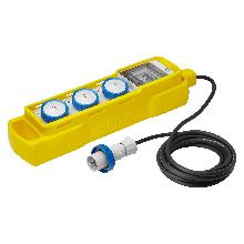Q-DIN 5 ASC:3PR.IEC309 MOBILE+GUSCIO PR - GEWISS GW68223N - GEWISS GW68223N - GEWISS GW68223N product photo