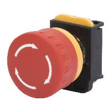 PULSANTE FUNGO D.40MM RITENUTA NON ILLUM - GEWISS GW74361 - GEWISS GW74361 product photo