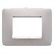 PLACCA ONE 3P NATURAL BEIGE SATINATO - GEWISS GW16103VL - GEWISS GW16103VL product photo Photo 01 2XS