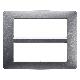 PLACCA ONE 12P TITANIO - GEWISS GW16112VT - GEWISS GW16112VT - GEWISS GW16112VT product photo Photo 01 2XS