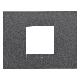 Placca geo - in tecnopolimero verniciato - 2 posti - nero satinato - chorus - GEWISS GW16402VN product photo Photo 01 2XS