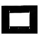 PLACCA GEO 3P NERO TONER - GEWISS GW16403TN - GEWISS GW16403TN - GEWISS GW16403TN product photo Photo 01 2XS