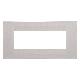 PLACCA GEO 6P NATURAL BEIGE SATINATO - GEWISS GW16406VL product photo Photo 01 2XS