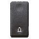 PULSANTE 1P NA 10A CAMPANELLO SY/BK - GEWISS GW21512 - GEWISS GW21512 - GEWISS GW21512 product photo Photo 01 2XS