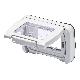 PLACCA STAGNA 4P.GRIGIO 7035 TOP SYST. - GEWISS GW22463 - GEWISS GW22463 - GEWISS GW22463 product photo Photo 01 2XS