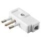 SPINA 90  2P+T 10A 250V BIANCO - GEWISS GW28007 - GEWISS GW28007 - GEWISS GW28007 product photo Photo 01 2XS