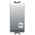 PULSANTE 1M 1P NA 16A ''CHIAVE'' TITANIO - GEWISS GW14152 product photo Photo 01 2XS