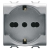 PRESA 2M 2P+T 16A BIV. ST. ITA/TED T. - GEWISS GW14204 product photo Photo 02 2XS