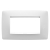 PLACCA ONE 4P BIANCO LATTE - GEWISS GW16104TB product photo Photo 02 2XS