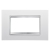 PLACCA LUX - IN TECNOPOLIMERO - 4 POSTI - BIANCO LATTE - CHORUS - GEWISS GW16204TB product photo Photo 02 2XS