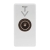 PRESA TV PASSANTE ATT.5 DB CONNETTORE MASCHIO 9,5MM SYSTEM WHITE - GEWISS GW20386 product photo Photo 01 2XS
