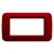 PLACCA 4 POSTI AMARANTO CLASSICO TOP SYSTEM - GEWISS GW22534 product photo Photo 01 2XS