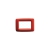 PLACCA 6 MODULI STONDATE TECNOPOLIMERO ROSSO GERANIO - GEWISS GW32346 product photo Photo 01 2XS