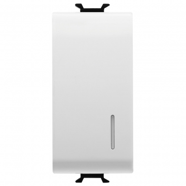 DEVIATORE 1M 1P 16AX ILL.LOC.BIANCO - GEWISS GW10052 product photo Photo 02 3XL